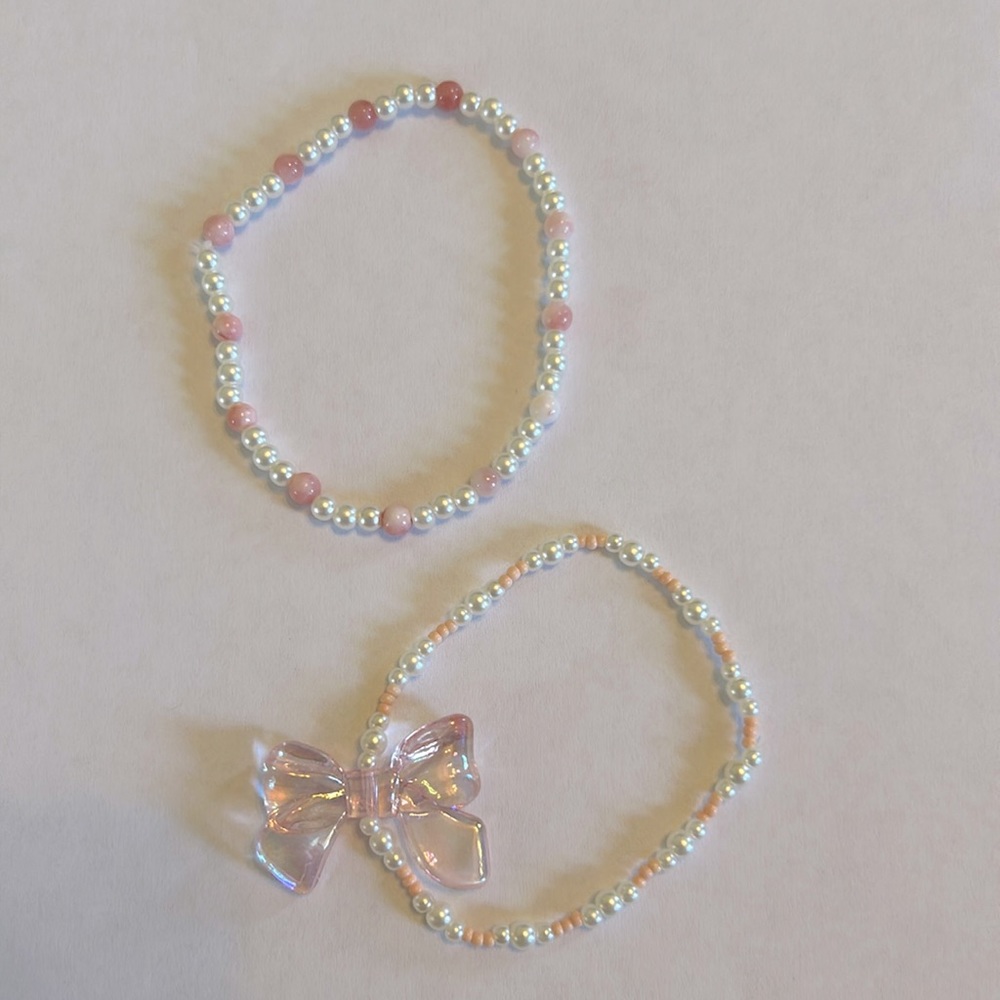 ⭐️Hand made bracelet set🎀🤍